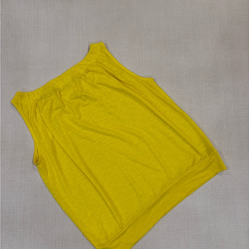 LOFT Vibrant Yellow Tank Top (M) - Picture 3 of 5